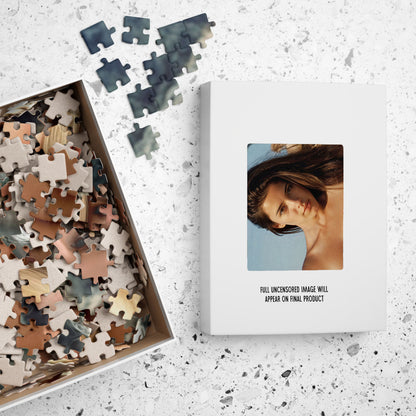 Full Frontal Nude Puzzle, Nude Photo Jigsaw Puzzle, 1000-Piece Beautiful Naked Woman at Beach, Funny Sexy Gift