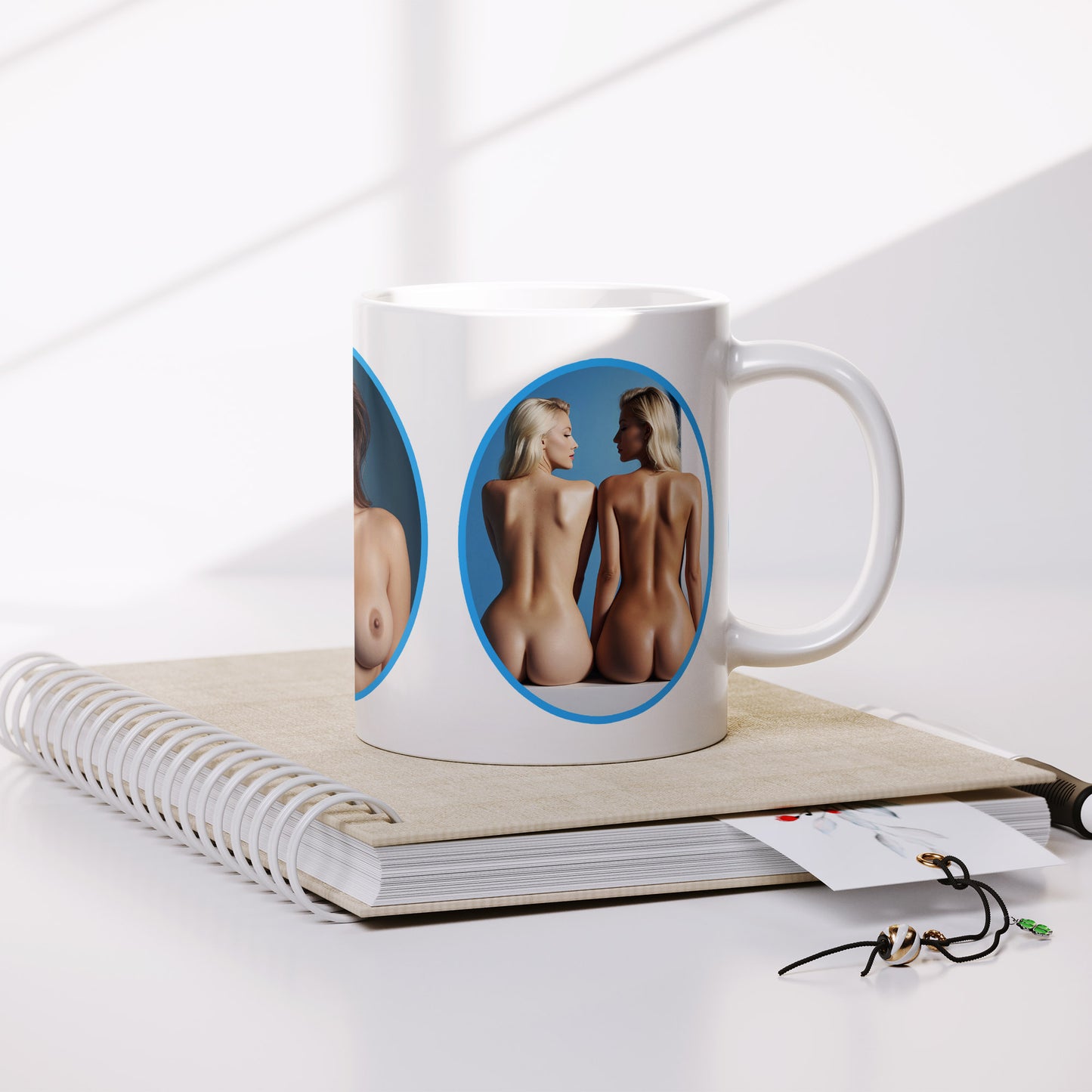 Nude Photo Coffee Mug, Magic Mug, Sexy Nudes Revealed When You Add Hot Water, Joke Gift for Him, Present for Bachelor Parties