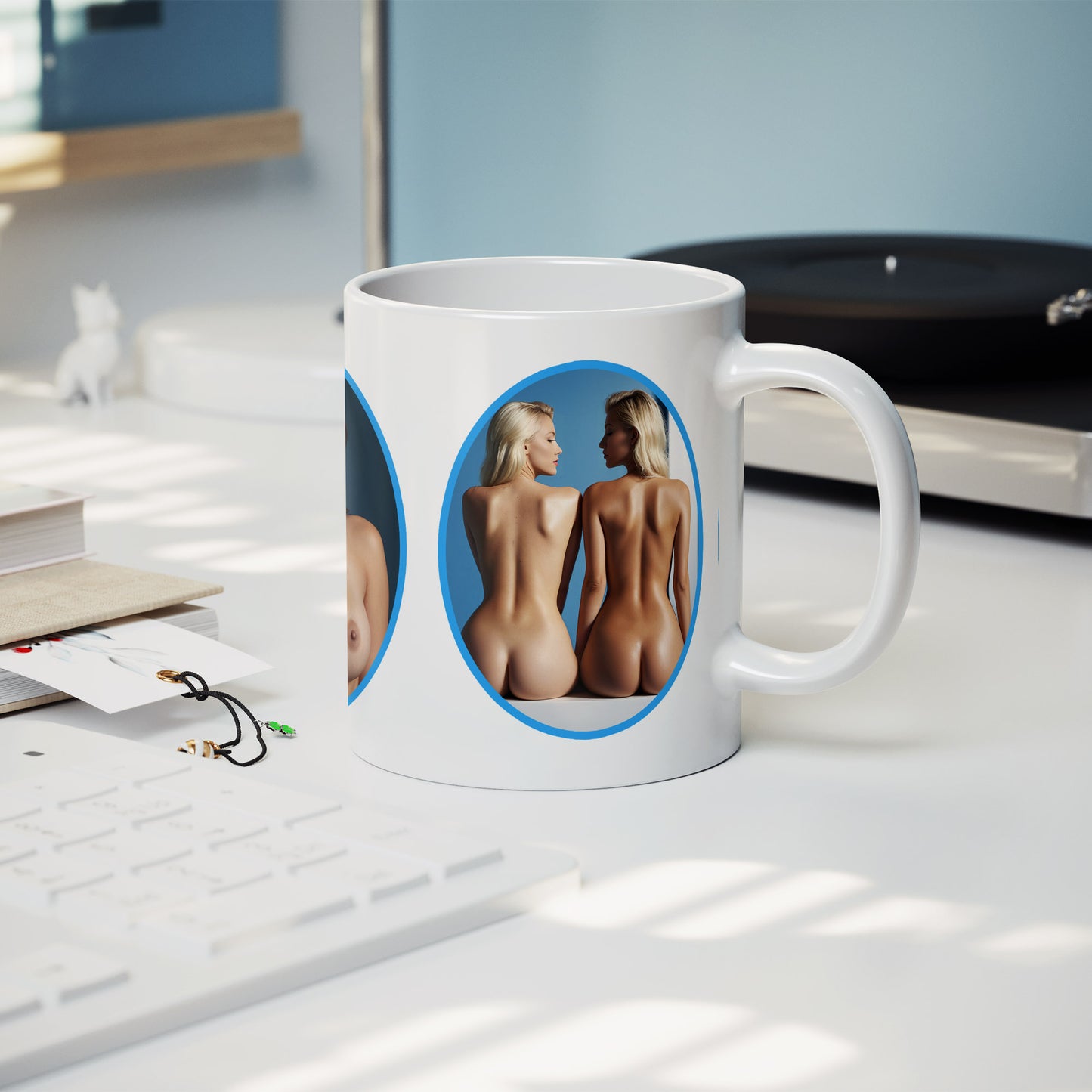 Nude Photo Coffee Mug, Magic Mug, Sexy Nudes Revealed When You Add Hot Water, Joke Gift for Him, Present for Bachelor Parties