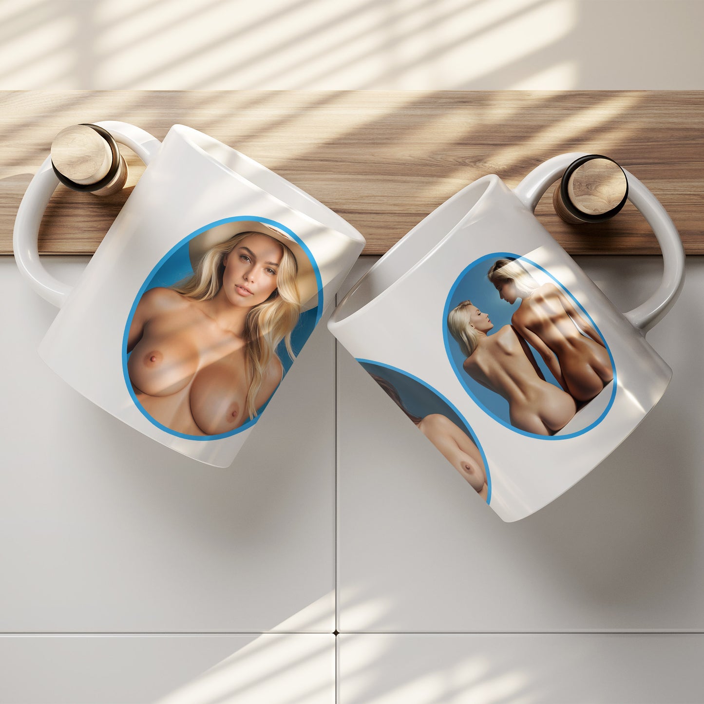 Nude Photo Coffee Mug, Magic Mug, Sexy Nudes Revealed When You Add Hot Water, Joke Gift for Him, Present for Bachelor Parties
