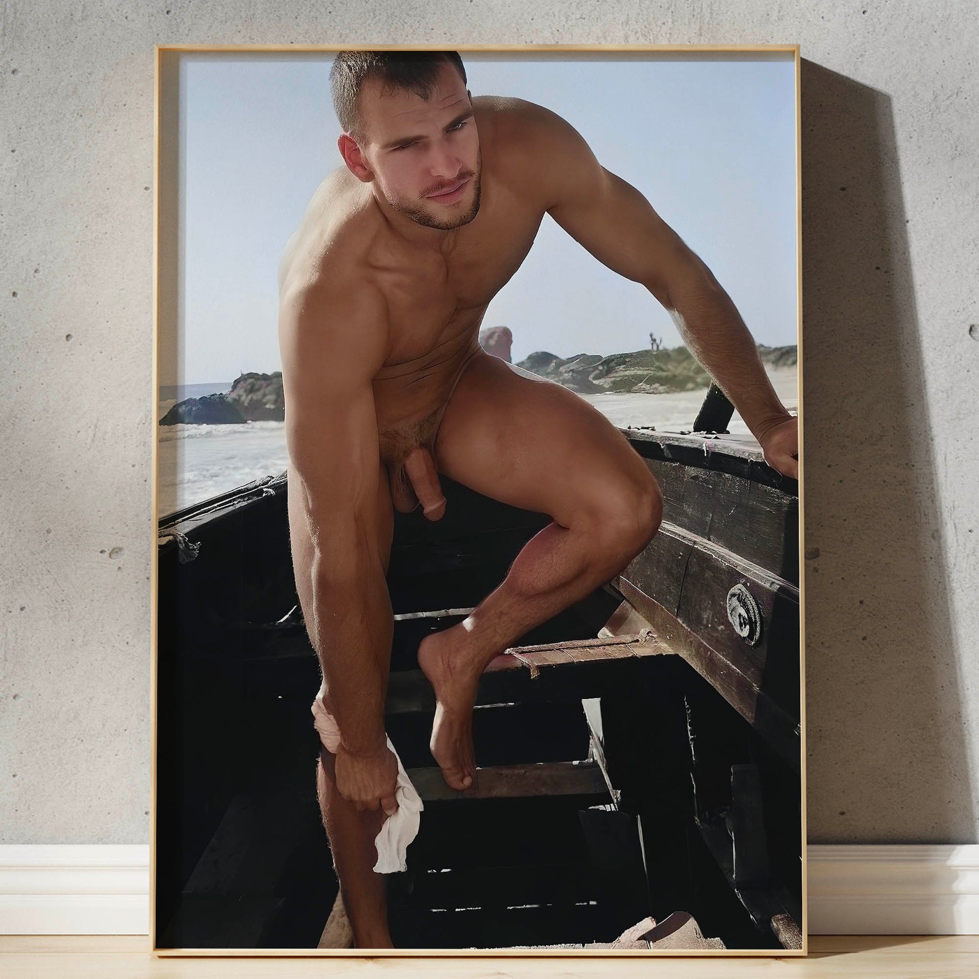 Handsome Model Undressing, Male Nude Photo, Dick Pic on Naked Man with Knockout Studios Handsome Model Undressing, Male Nude Photo, Dick Pic on Naked Man with Knockout Studios